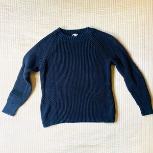 Gap Women’s Black Cotton Crew Neck Sweater